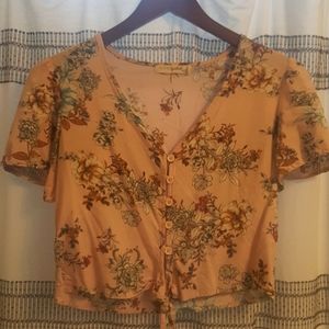 Live To Be Spoiled Floral Crop